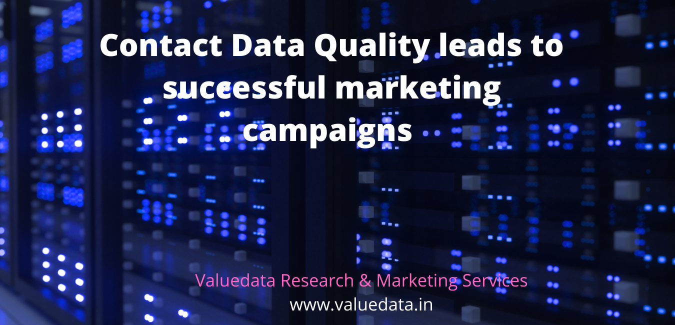 Contact Data Quality leads to successful marketing campaigns